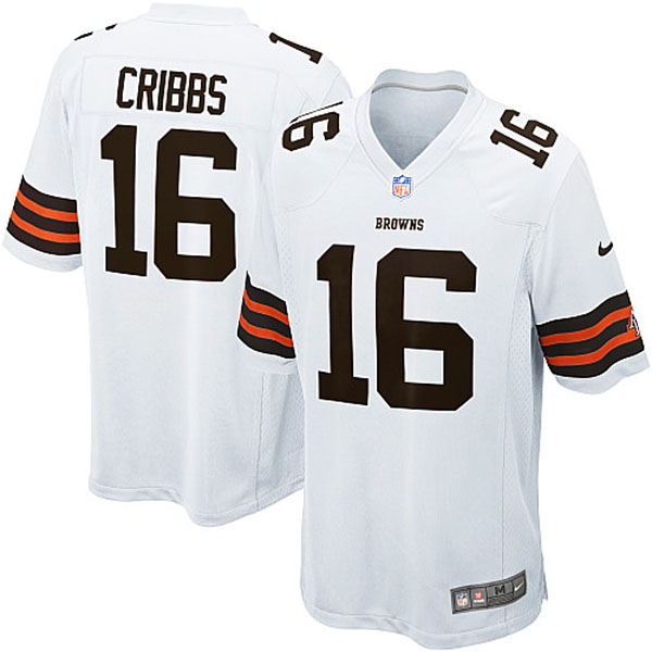 Nike Cleveland Browns Men Josh Cribbs Game White NFL Jersey