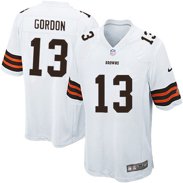 Nike Cleveland Browns Men Josh Gordon Game White NFL Jersey