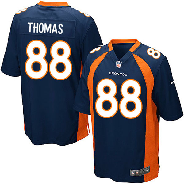 Nike Denver Broncos Men Demaryius Thomas Game Blue Jersey