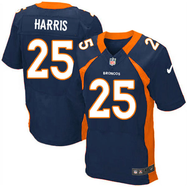 Nike Denver Broncos Men Elite Chris Harris Blue Jersey