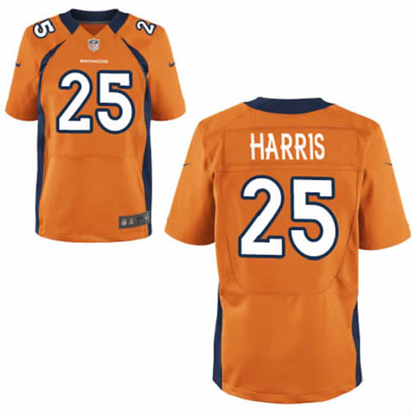 Nike Denver Broncos Men Elite Chris Harris Orange Jersey