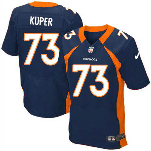 Nike Denver Broncos Men Elite Chris Kuper Blue Jersey