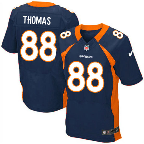 Nike Denver Broncos Men Elite Demaryius Thomas Blue Jersey