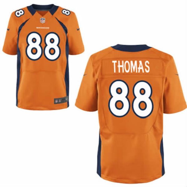 Nike Denver Broncos Men Elite Demaryius Thomas Orange Jersey