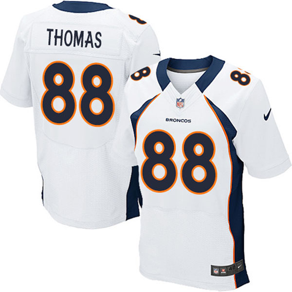 Nike Denver Broncos Men Elite Demaryius Thomas White Jersey