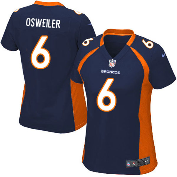 Nike Denver Broncos Women Brock Osweiler Game Blue Jersey