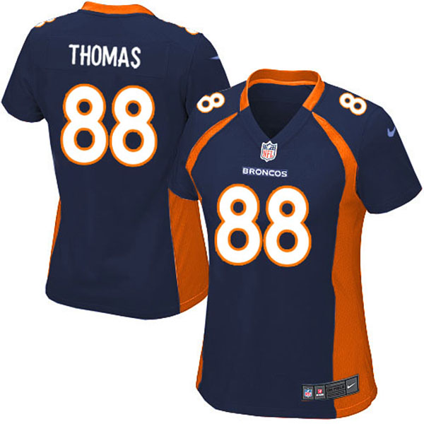 Nike Denver Broncos Women Demaryius Thomas Game Blue Jersey