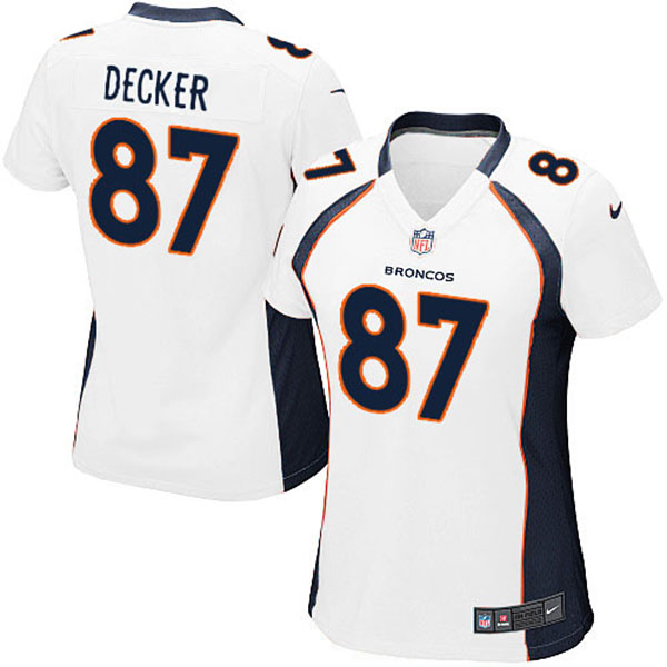 Nike Denver Broncos Women Eric Decker Game White Jersey