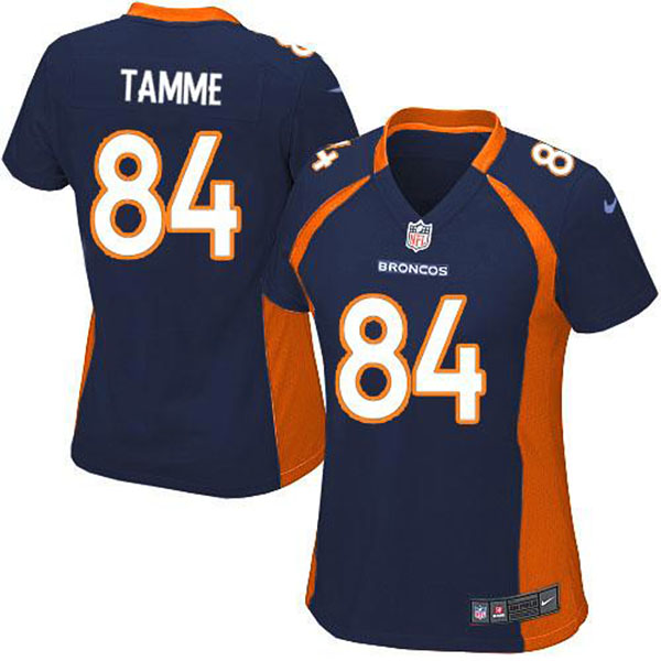 Nike Denver Broncos Women Jacob Tamme Game Blue Jersey