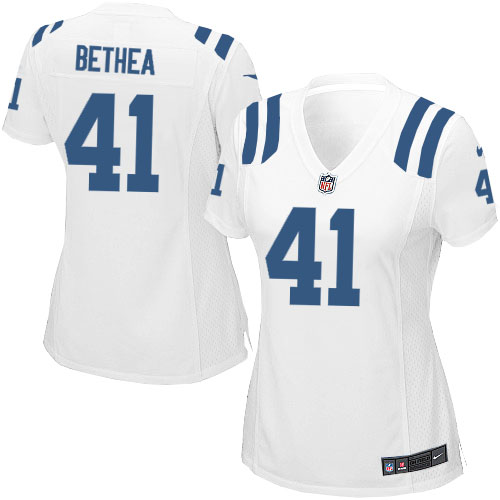 Nike Indianapolis Colts Women Antoine Bethea White Limited Jersey