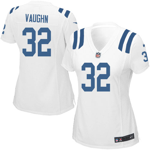 Nike Indianapolis Colts Women Cassius Vaughn White Limited Jersey