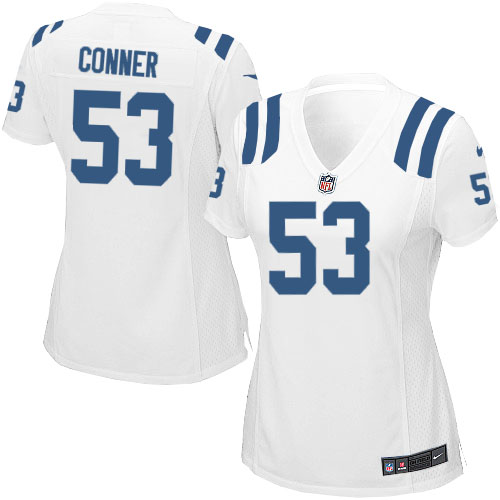 Nike Indianapolis Colts Women Kavell Conner White Elite Jersey