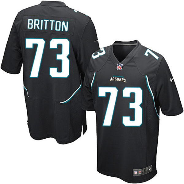 Nike Jacksonville Jaguars Men Eben Britton Game Black NFL Jersey