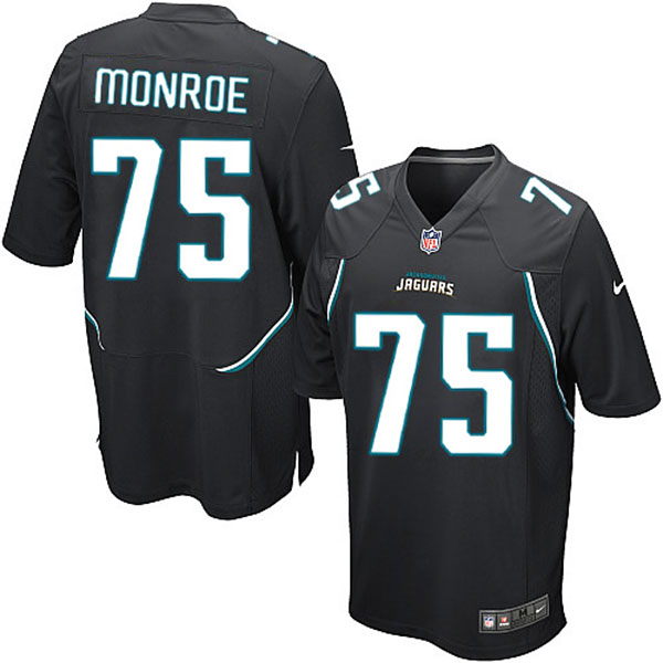 Nike Jacksonville Jaguars Men Eugene Monroe Game Black NFL Jersey