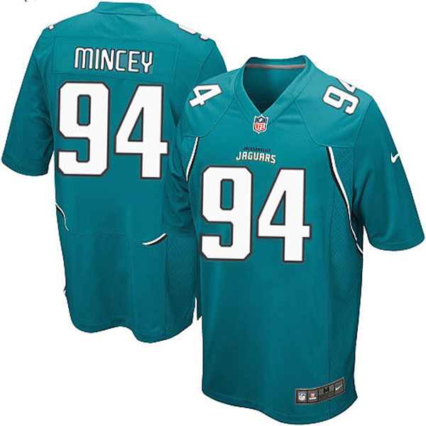 Nike Jacksonville Jaguars Men Jeremy Mincey Game Green NFL Jersey