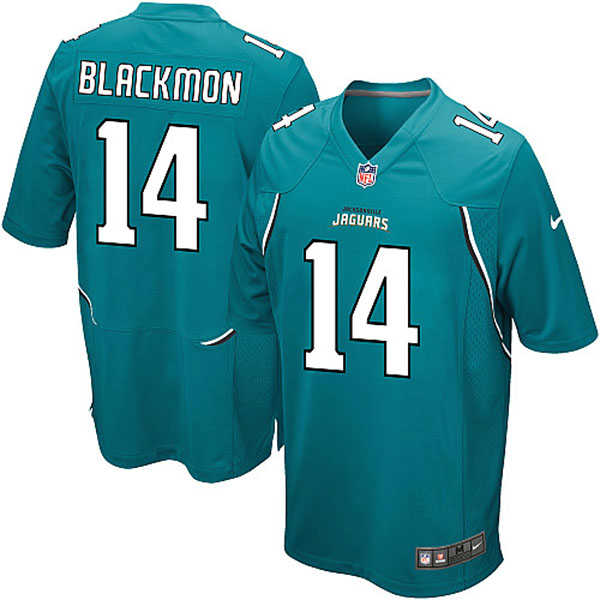 Nike Jacksonville Jaguars Men Justin Blackmon Game Green NFL Jersey