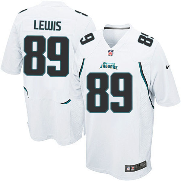 Nike Jacksonville Jaguars Men Marcedes Lewis Game White NFL Jersey