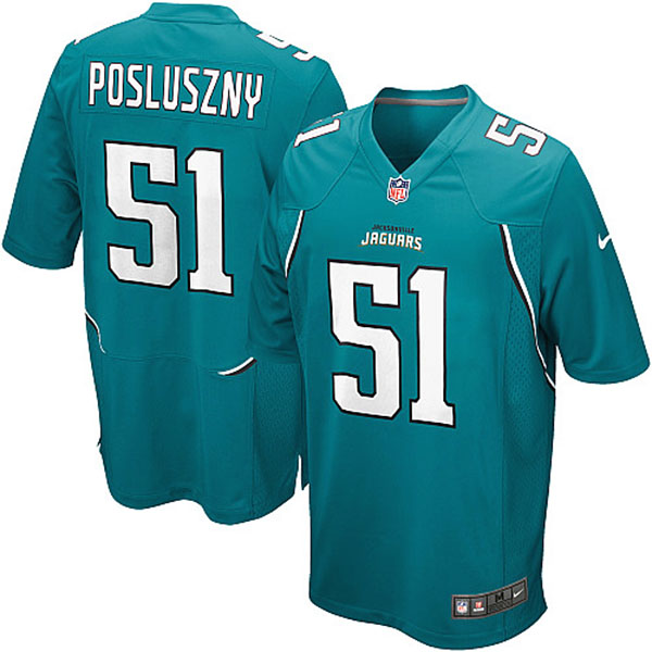 Nike Jacksonville Jaguars Men Paul Posluszny Game Green NFL Jersey