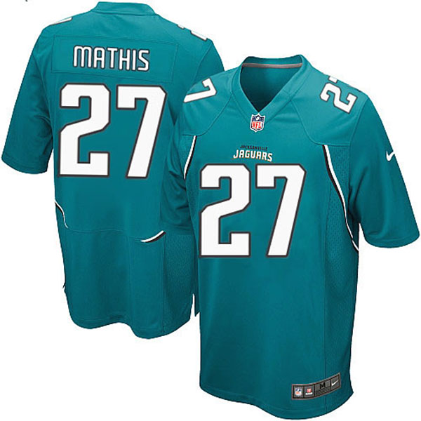 Nike Jacksonville Jaguars Men Rashean Mathis Game Green NFL Jersey