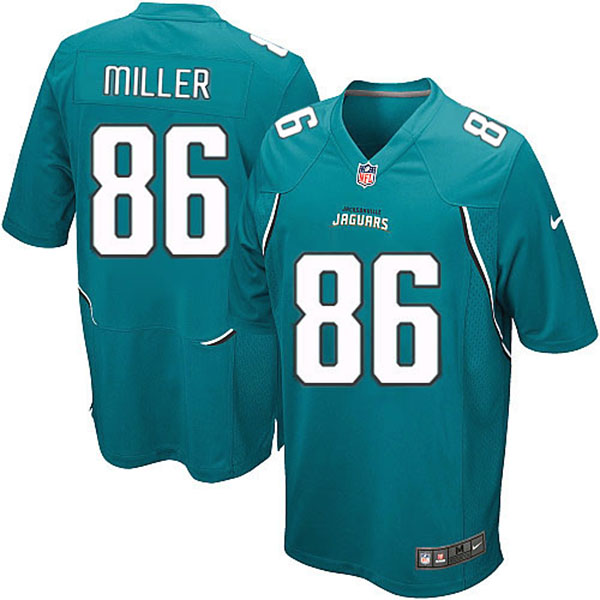 Nike Jacksonville Jaguars Men Zach Miller Game Green NFL Jersey