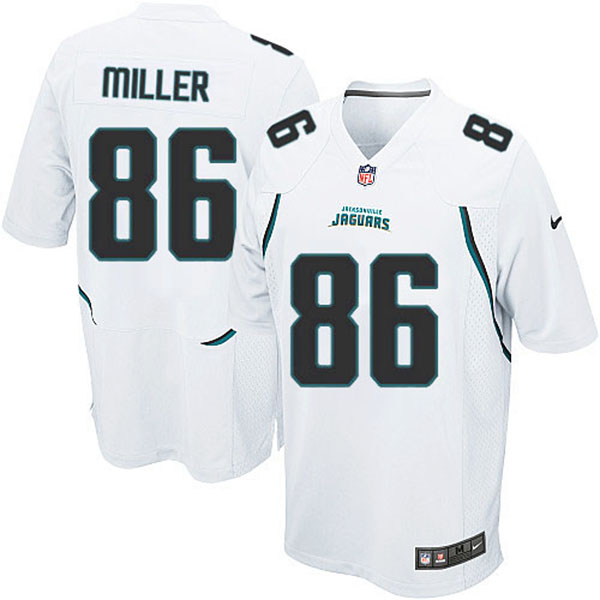 Nike Jacksonville Jaguars Men Zach Miller Game White NFL Jersey