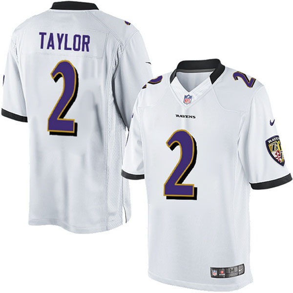 Nike NFL Ravens Men Tyrod Taylor Limited White Jersey