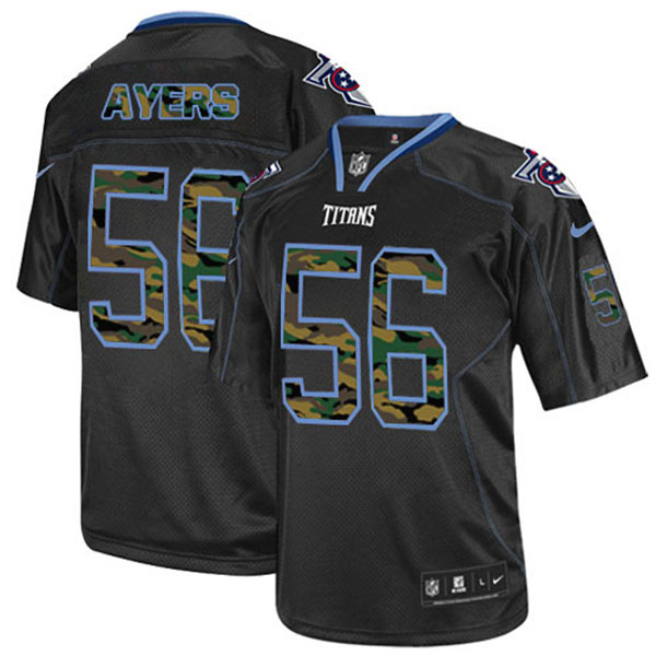 Nike NFL Tennessee Titans Men Akeem Ayers Game Black Camo Jersey