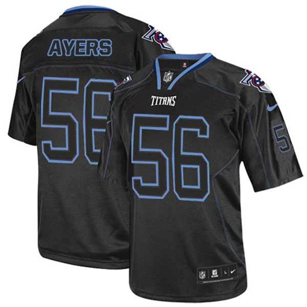 Nike NFL Tennessee Titans Men Akeem Ayers Game Lights Black Jersey