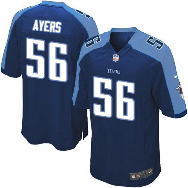 Nike NFL Tennessee Titans Men Akeem Ayers Game Navy Blue Jersey