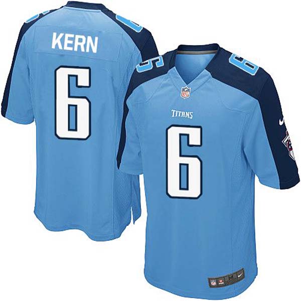 Nike NFL Tennessee Titans Men Brett Kern Game Light Blue Jersey