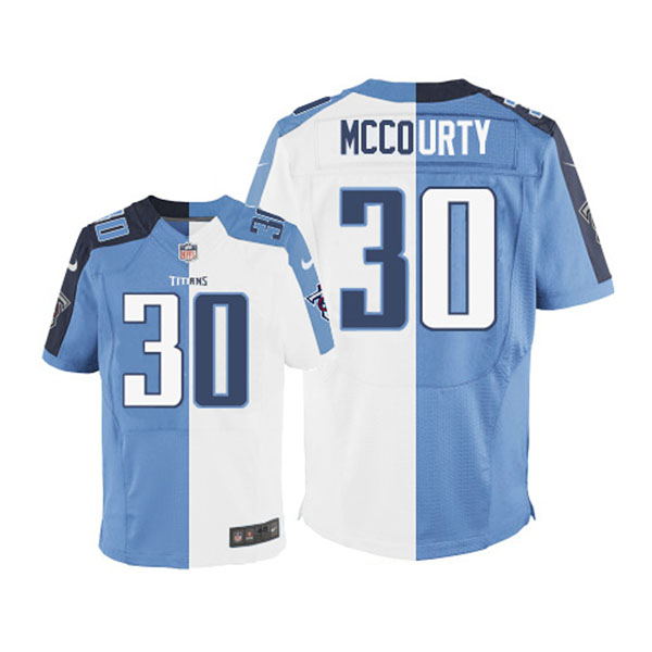 Nike NFL Tennessee Titans Men Jason McCourty Game White Blue Jersey