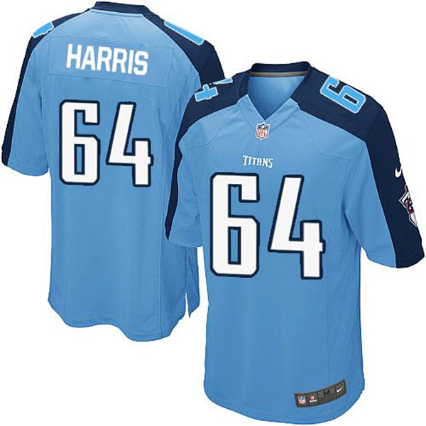 Nike NFL Tennessee Titans Men Leroy Harris Game Light Blue Jersey