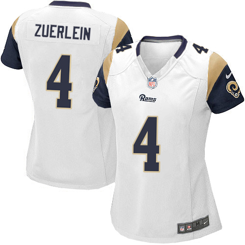 Nike St. Louis Rams Women Greg Zuerlein White Elite Jersey