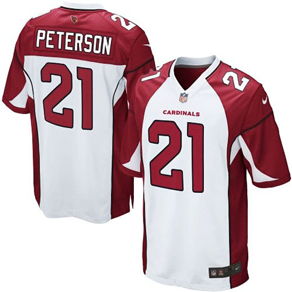 Arizona Cardinals #21 Patrick Peterson Nike White Game Football Jersey