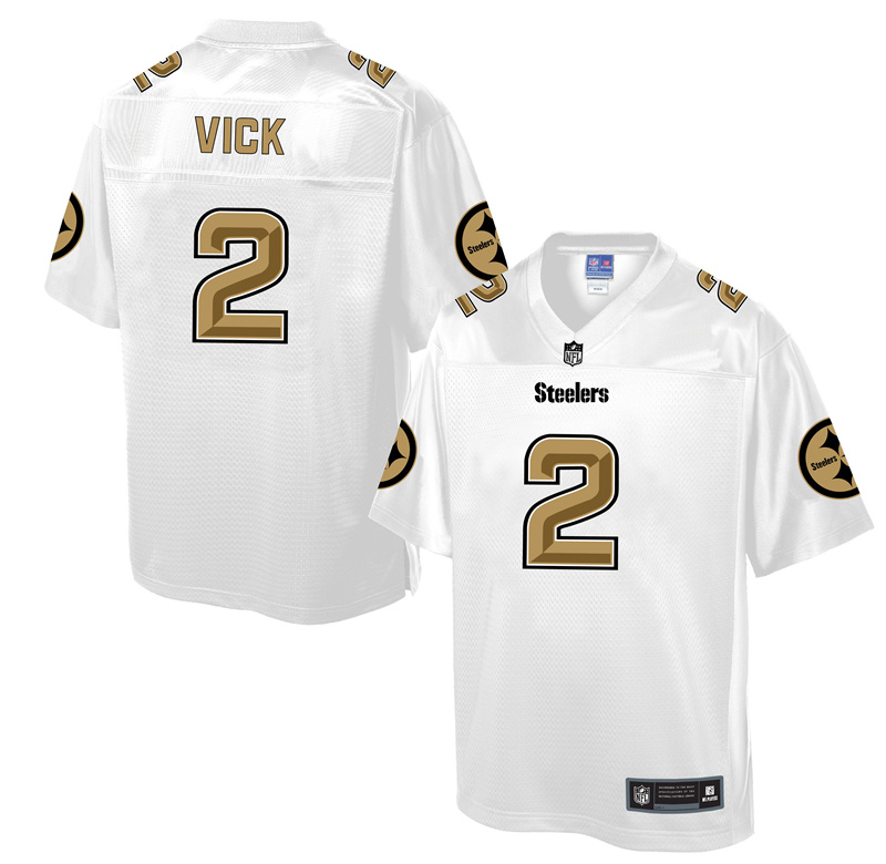 Pittsburgh Steelers #2 Michael Vick White Pro Line Fashion Jersey