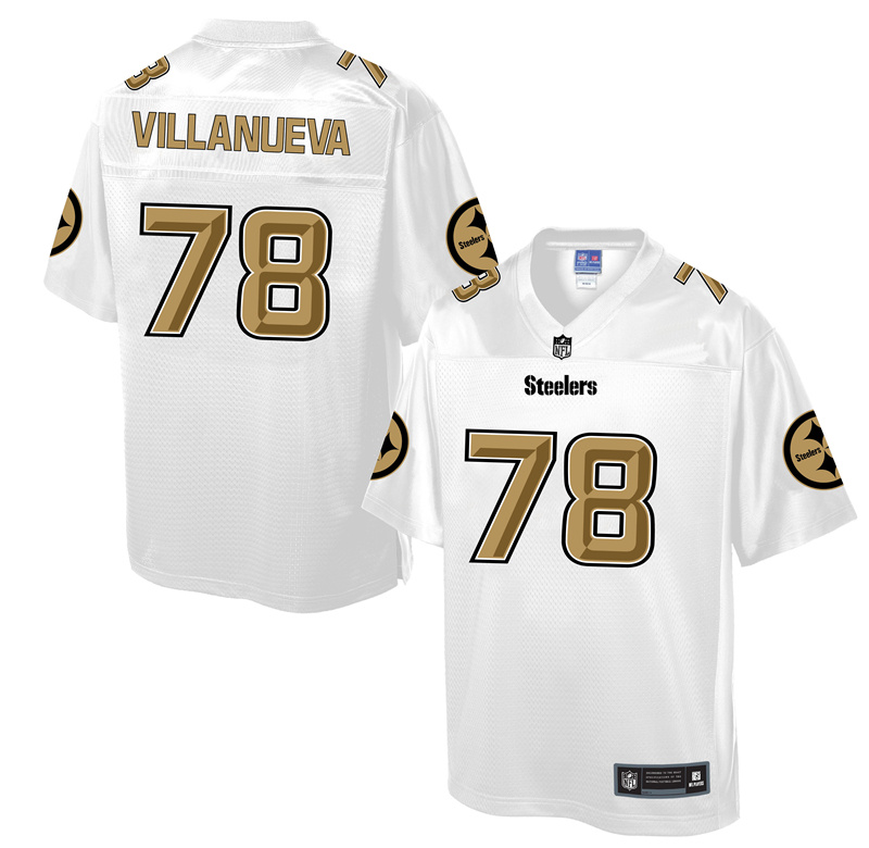 Pittsburgh Steelers Steelers #78 Alejandro Villanueva White Pro Line Fashion Jersey