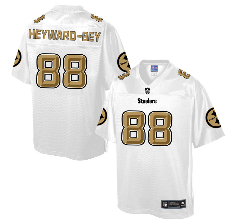 Pittsburgh Steelers #88 Darrius Heyward-Bey White Pro Line Fashion Jersey