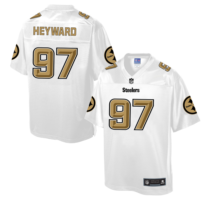 Pittsburgh Steelers #97 Cameron Heyward White Pro Line Fashion Jersey