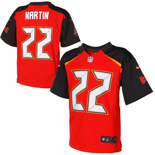 Preschool Tampa Bay Buccaneers #22 Doug Martin Nike Red Game Jersey