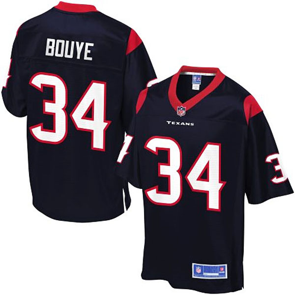 Pro Line Men's Houston Texans #34 AJ Bouye Team Color Jersey