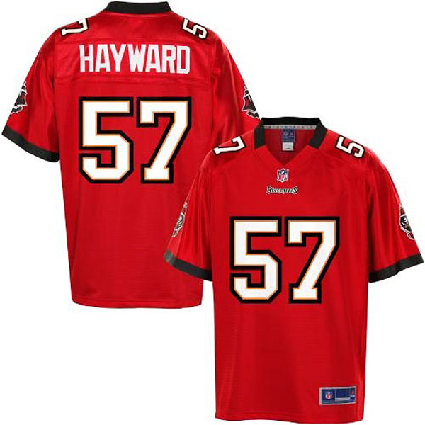 Pro Line Men's Tampa Bay Buccaneers #57 Adam Hayward Team Color Jersey