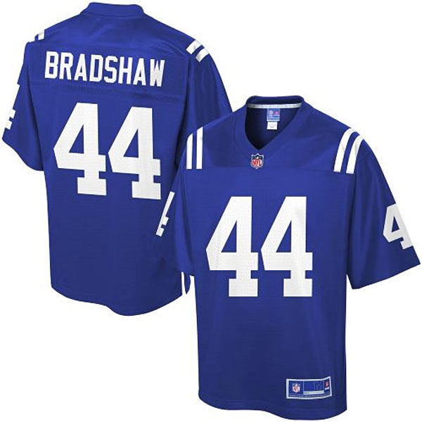 Pro Line Men's Indianapolis Colts #44 Ahmad Bradshaw Team Color Jersey