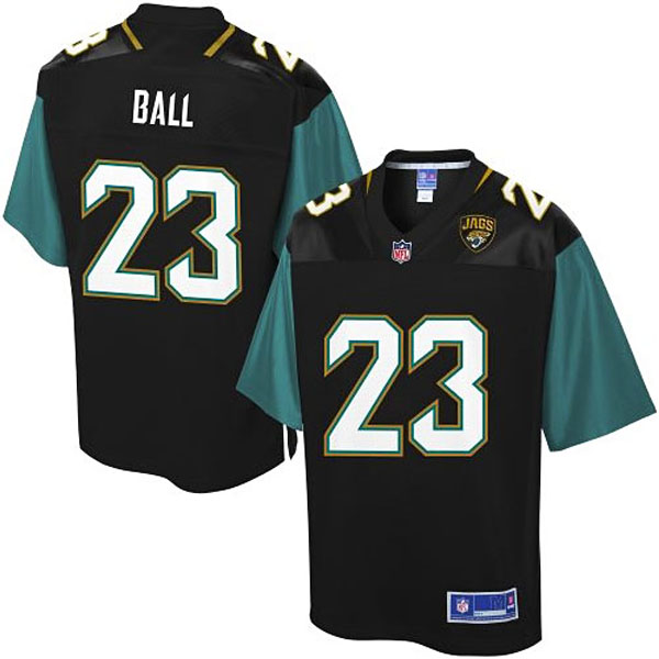 Pro Line Men's Jacksonville Jaguars #23 Alan Ball Team Color Jersey