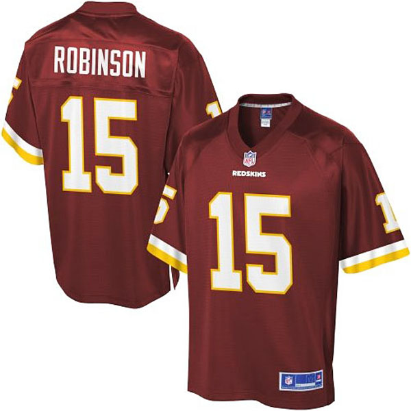 Pro Line Mens Washington Redskins #15 Aldrick Robinson Team Color Jersey