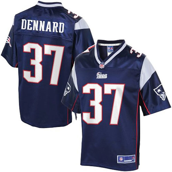 Pro Line Men's New England Patriots #37 Alfonzo Dennard Team Color Jersey