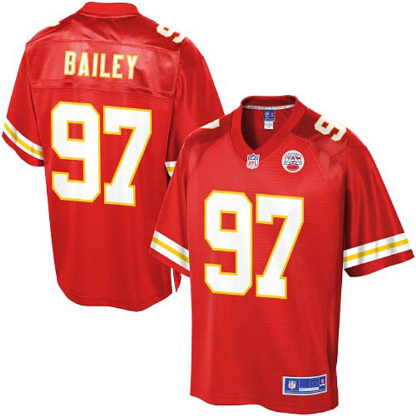 Pro Line Men's Kansas City Chiefs #97 Allen Bailey Team Color Jersey