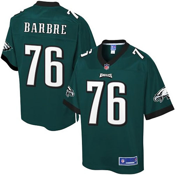 Pro Line Men's Philadelphia Eagles #76 Allen Barbre Team Color Jersey