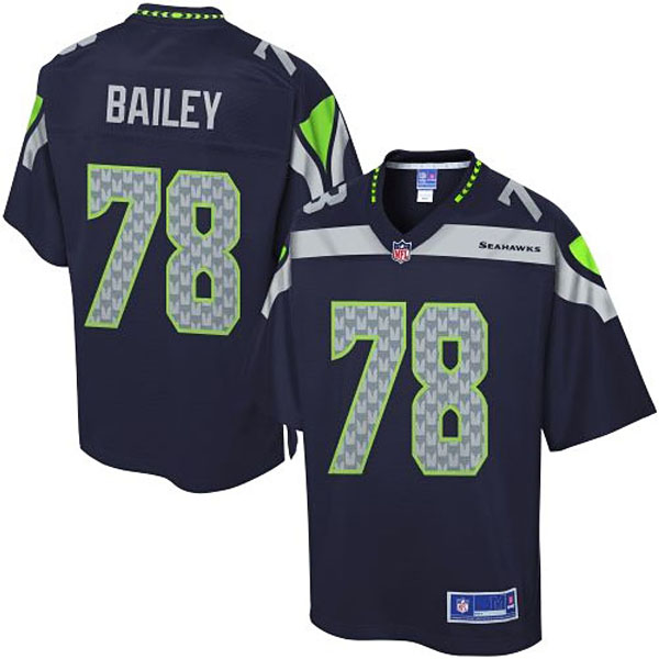 Pro Line Men's Seattle Seahawks #78 Alvin Bailey Team Color Jersey