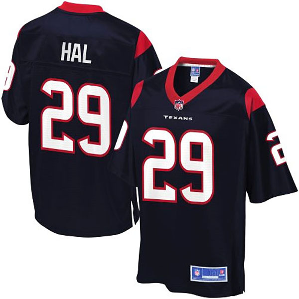 Pro Line Mens Houston Texans #29 Andre Hal Team Color Jersey