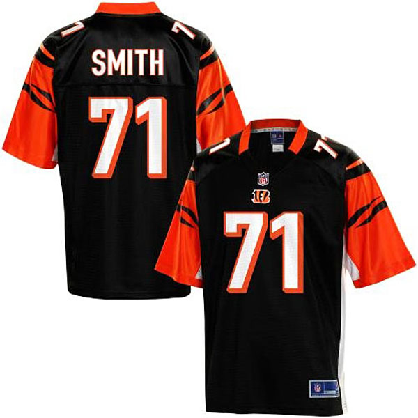 Pro Line Men's Cincinnati Bengals #71 Andre Smith Team Color Jersey